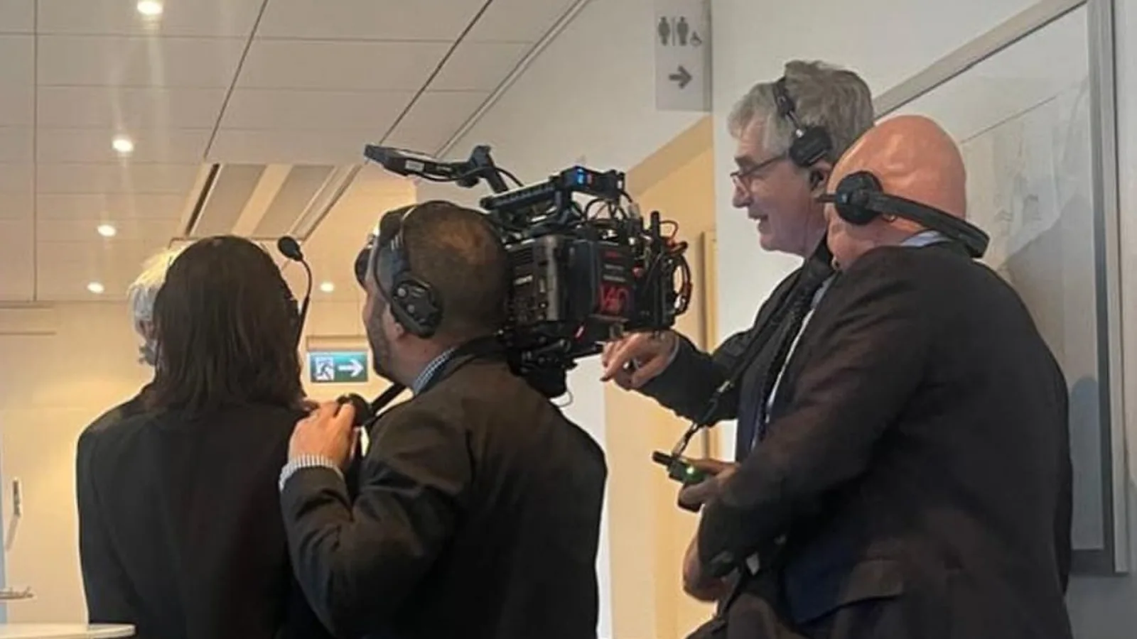 Location sound recordist with documentary crew during Nobel Week in Stockholm (2024)