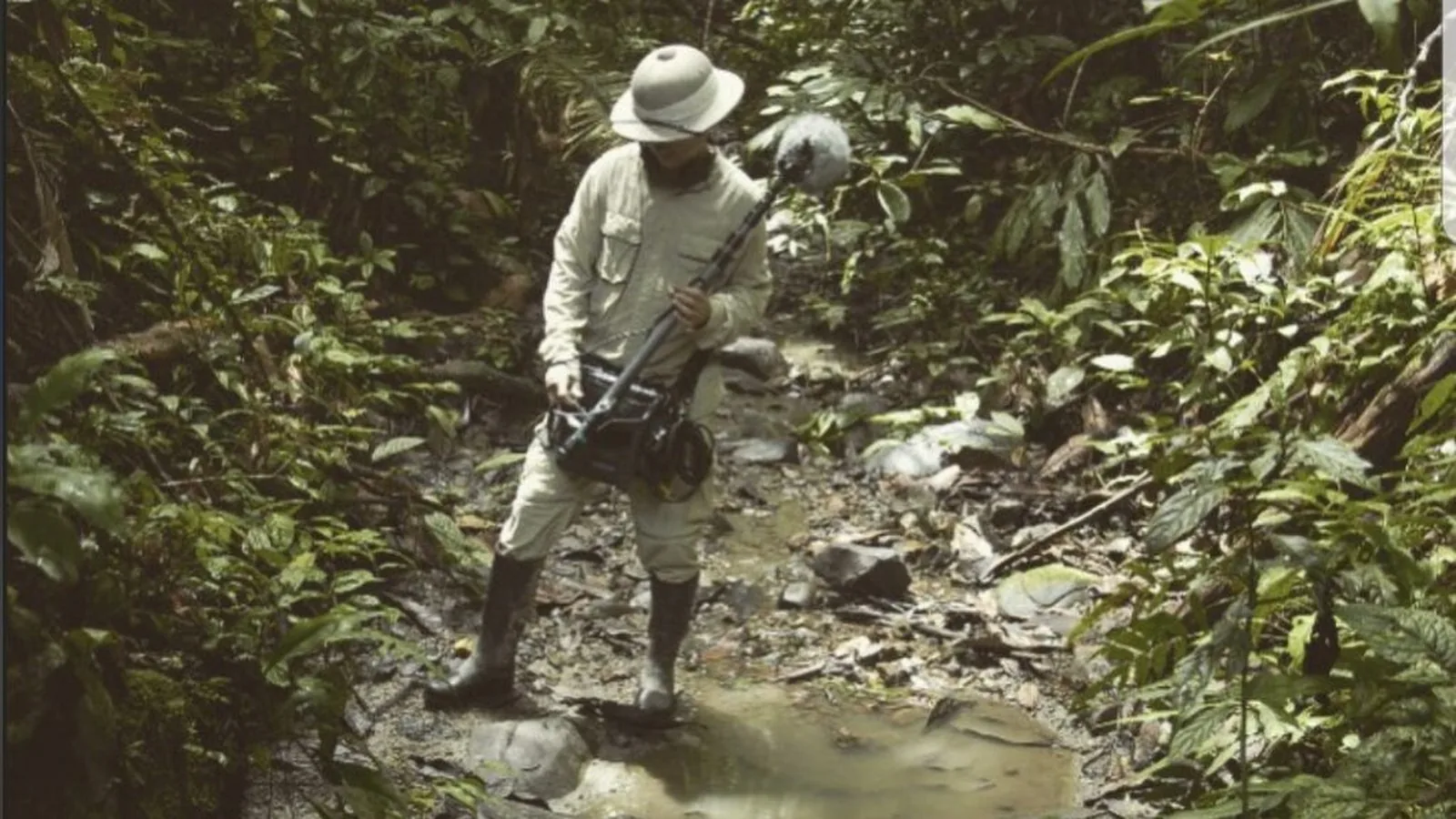 Location sound recordist on set for SVT — Den stora resan" — Expedition documentary (Siberut Island, ID, 2009)